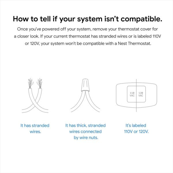 Google Nest Thermostat - Smart Thermostat for Home - Programmable Wifi Thermostat - Charcoal