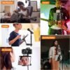 Tablet Holder for Microphone Stand, Mic Music Stand Tablet Holder for iPad, Smartphone Tablet Mic Stand Mount for Shee Music Fits Devices from Screen Size 4.7 to 12.9 Inches