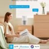 GoveeLife Mini Air Purifier for Bedroom, HEPA Smart Filter Air Purifier with App Alexa Control for Pet Hair, Odors, Pollen, Smoke, Portable Air Cleaner with 3 Speeds, 2 Modes, Timer, Aroma for Home