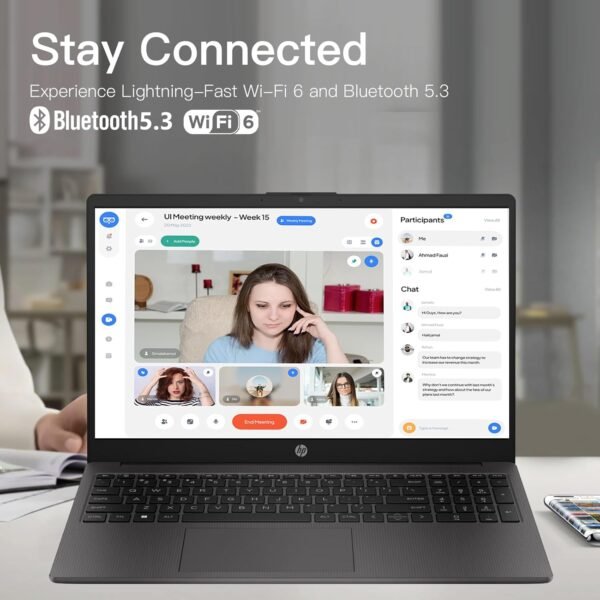 HP 255-G10 Business Laptop Computer - w/Microsoft Office Lifetime & Free CD/DVD Drive - 15.6" Full HD - Ryzen 3 7330U (Beat Intel i5-1135G7) - Wi-Fi 6 -Win 11 Pro w/Laptop Bundle (64GB RAM | 2TB SSD)