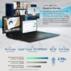 ASUS Vivobook S 16 Flip 2-in-1 Laptop (16" FHD+ Touchscreen, Intel 14-Core i9-13900H, 40GB RAM, 2TB SSD, IST Stylus) for Creator, Photographer, Designer, Backlit KB, Win 11 Pro w/AI Copilot, Black