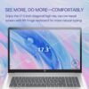 HP 17t Performance Business Laptop, 17.3" FHD, Intel Core i7-1355U, 64GB RAM, 4TB SSD, Fingerprint Reader, HDMI, SuperSpeed USB, Wi-Fi 6, Backlit Keyboard, Windows 11 Pro, Silver
