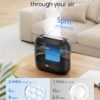 Dreo Smart Humidifiers for Bedroom, Top Fill 4L Cool Mist Humidifier with Nightlight, 32H Runtime, Touch/APP/Voice Control, Quiet Ultrasonic Humidifiers for Large Room, Home, Baby, Plants, Office