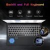NIMO 15.6" IPS FHD-Student-Laptop, Intel Pentium Quad Core N100(Beat to i3-1115G4 Up to 3.4GHz) Computer with Backlit Keyboard Fingerprint 16GB RAM 256GB SSD WiFi 6 Win 11 Gray