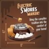 710wJnW5FML._AC_SL1500_.jpg Nostalgia Tabletop Indoor Electric S'mores Maker - Smores Kit With Marshmallow Roasting Sticks and 4 Trays for Graham Crackers, Chocolate, and Marshmallows - Movie Night Supplies - Brown