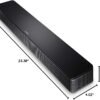Bose TV Speaker - Soundbar for TV with Bluetooth and HDMI-ARC Connectivity, Black, Includes Remote Control