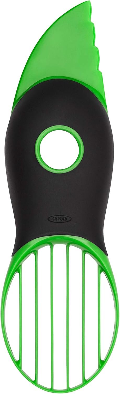 711wR8zIpL._AC_SL1500_.jpg OXO Good Grips 3-in-1 Avocado Slicer - Green