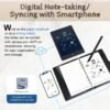3in1 Digital Smart Pen, Smartpen Writing Set-Smart pens for Note Taking, Real-time Digital Synchronization Compatible for iOS and Android Smartphone, Smart Pen and Notebook and Writing pad
