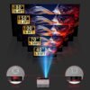 【Netflix-Officially-Licensed】TMY Mini Projector with WiFi and bluetooth, 1080P Full HD Portable Projector, Movie Projector Compatible with TV Stick Smartphone/HDMI/USB, indoor & outdoor use