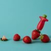 Chef'n Original Stem Gem Strawberry Huller, Red/Green -