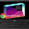 ASUS Chromebook CX1500 15.6" FHD Laptop, Intel Celeron N3350 Processor, 4GB RAM, 64GB eMMC, Intel HD Graphics, 720P HD Webcam, Wi-Fi, Bluetooth, Chrome OS, Black (Renewed)