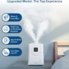 LEVOIT LV600S Smart Warm and Cool Mist Humidifiers for Home Bedroom Large Room, (6L) 753ft² Coverage, Quickly & Evenly Humidify Whole House, Easy Top Fill, App & Voice Control - Quiet Sleep Mode