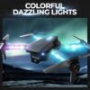 BEZGAR Mini Drone with Camera for KIds - 1080P HD FPV RC Quadcopter with 90° Adjustable Lens, Coloeful LED Lights, Gestures Selfie, One Key Start, 360° Flips,Toys Gifts RC Drone for Boys Girls Black