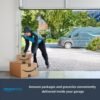 CHAMBERLAIN Smart Garage Control - Wireless Garage Hub and Sensor with Wifi & Bluetooth - Smartphone Controlled, myQ-G0401-ES, White