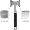 KitchenAid Gourmet Multi Sided Meat Tenderizer for Pounding Meats, Nuts, Shellfish, ect, Hang Hole for Easy Storage, Hand Wash, One Size, Black