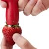 Chef'n Original Stem Gem Strawberry Huller, Red/Green -