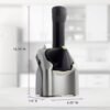 Yonanas Classic Original Healthy Dessert Fruit Soft Serve Maker, 200-Watt, Silver