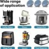 Appliance Sliders for Kitchen 24 PCS Self-Adhesive Small Kitchen Appliance Slider Hacks Easy to MovIing & Space Saving Must Have Gadgets Mixer Accessories for countertop