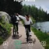 X1 Self-Flying Camera, Pocket-Sized Drone HDR Video Capture, Palm Takeoff, Intelligent Flight Paths, Follow-Me Mode, Foldable Action Camera with Hands-Free Control Black (Combo)
