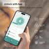 IRONZON Fingerprint Door Lock Smart Door Lock with Keypad Keyless Entry Door Lock with Handle for Home Hotel Office Apartment Bedroom