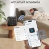 Dreo Smart Humidifiers for Bedroom, Top Fill 4L Cool Mist Humidifier with Nightlight, 32H Runtime, Touch/APP/Voice Control, Quiet Ultrasonic Humidifiers for Large Room, Home, Baby, Plants, Office