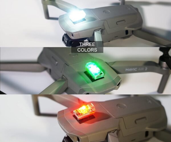 Drone Strobe Light, Anti Collision Light for FAA Drone Night Flying, Fits DJI Mini 3 Pro/Mini 4 Pro/Mini 2/Air 3/Air 3S/Mavic 3/Mavic 2/Avata/Neo/Flip(1pc pack)