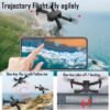 2025 Foldable Drone with 4K Dual Camera for Adults, RC Quadcopter WiFi FPV Live Video, Altitude Hold, Headless Mode E88