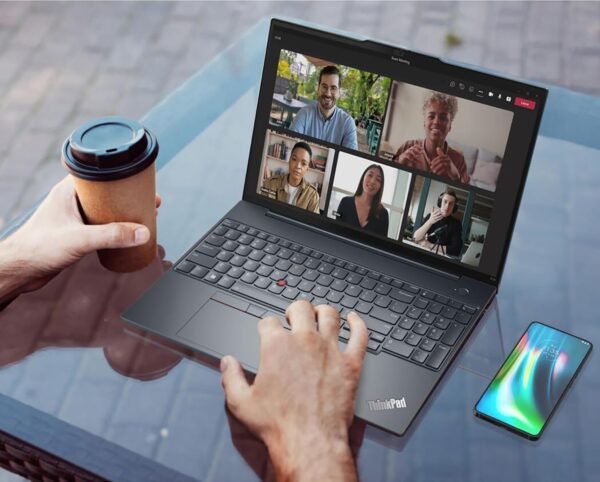 Lenovo ThinkPad E16 G2 16" FHD+ Business Laptop Computer, AMD Octa-Core Ryzen 7 7735HS (Beat i7-1355U), 64GB DDR5 RAM, 1TB PCIe SSD, WiFi6E, Backlit KB, Fingerprint Reader, Windows 11 Pro, Vent-Hear