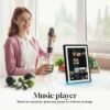 Changing 10.1" Smart Display F10s丨Google Calendar&Smart Home Hub&Voice assistant丨Anti-Glare Touchscreen Smart calendar丨PortableTV&MusicSpeaker丨Digital Picture Frame丨Gift for Family(F10-White&Black)
