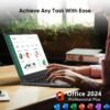 15.6" 2-in-1 Laptop | 16GB DDR4 RAM 512GB Storage | AMD Ryzen 3 3200U (up to 3.5GHz) | AMD Radeon Vega 3 | FHD Touchscreen | Windows 11 Pro | Wi-Fi 5 | BT5.1 | RJ45 | Backlit Keyboard, Gray