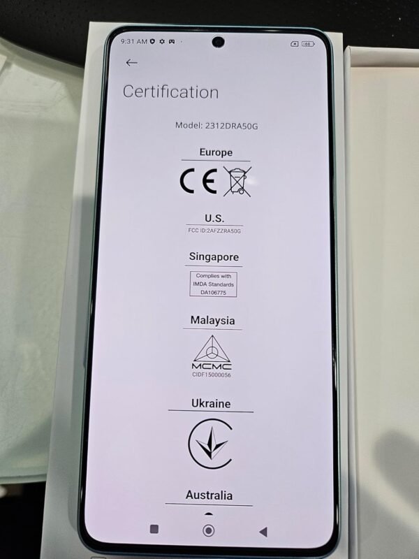 Xiaomi Redmi Note 13 Pro 5G + 4G LTE (for Tmobile Mint Tello & Global) (256Gb + 8Gb) 6.67 200mp Triple Global Unlocked (Aurora Purple )