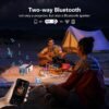 【Netflix-Officially-Licensed】TMY Mini Projector with WiFi and bluetooth, 1080P Full HD Portable Projector, Movie Projector Compatible with TV Stick Smartphone/HDMI/USB, indoor & outdoor use