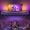 Govee RGBIC Light Bars, 15 Inches WiFi TV Backlight Suitable for 45-70 inch TVs, Smart Light Bars with Multiple Placement Options, Work with Alexa and Google Assistant, Black