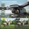 Holy Stone FPV Drone with 1080P HD Camera for Beginner Adults and Kids, HS280D Foldable RC Quadcopter with Brushless Motor, Optical Flow, Tap Fly, Voice Control, Gesture Selfie, 2 Modular Batteries