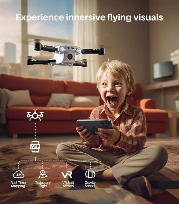 SYMA Mini Drone with Camera for Adults Kids-720P FPV Camera Drones with Remote Control RC Quadcopter with Headless Mode, One Key Start, Speed Adjustment, 3D Flips for Beginners