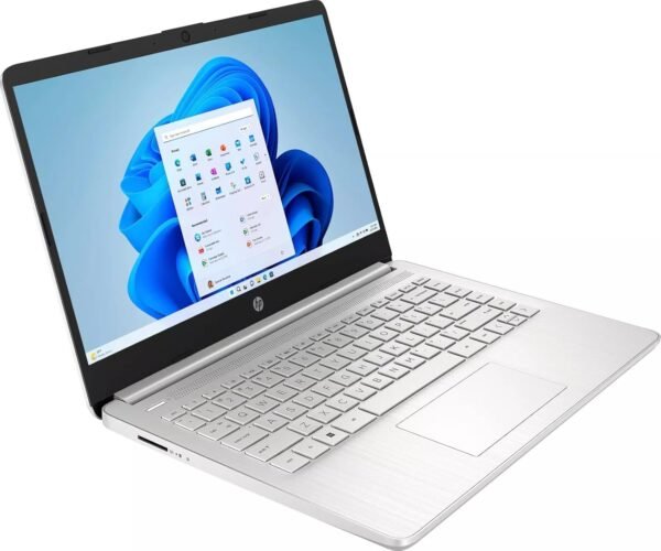HP 14" Laptop for Student Business, with Office Lifetime License & Windows 11 Pro, Intel Dual-Core N4120, 16 GB RAM, 384 GB Storage(128GB eMMC+256GB Micro SD), Ultra Light, Webcam, WiFi, HDMI, Silver