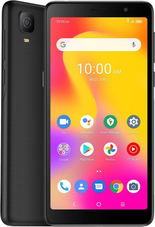 TCL A30 Unlocked Smartphone with 5.5" HD+ Display, 8MP Rear Camera, 32GB+3GB RAM, 3000mAh Battery, Android 11, Prime Black (Renewed)