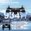 TENSSENX GPS Drone with 1080P HD Camera for Adults and Kids, 5G Transmission FPV Drone, TSRC X7 RC Quadcopter with 2 Batteries, Auto Return, Follow Me, Altitude Hold, Easy for Beginners