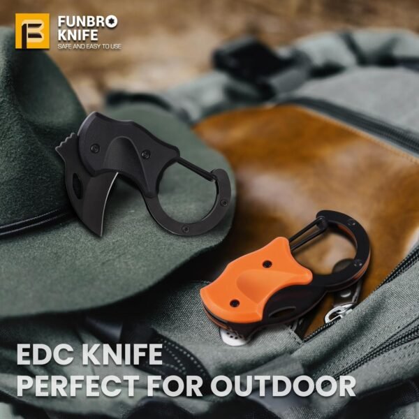 Small Pocket Knife for Men, Self Defense Keychain Box Cutter with 1.34inch Blade, Mini Folding Knives EDC Gadgets for Everyday Carry, Christmas Stocking Stuffers Gift for Adults Men Him