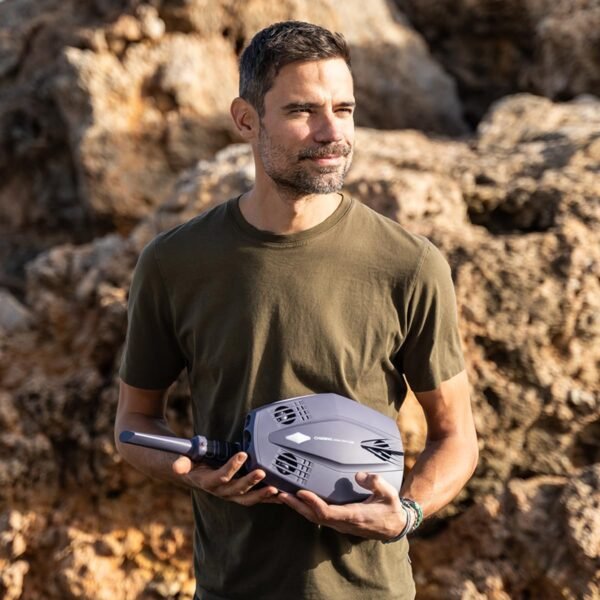 DORY EXPLORE treasure-hunting photography and videography underwater drone, metal detector & net bag, Bluetooth RC, uncovers the secrets of the ocean and experience underwater Adventure (Deep Purple)
