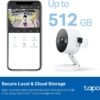 Tapo TP-Link 2K QHD Security Camera, Indoor/Outdoor, 𝟮𝟬𝟮𝟰 𝗣𝗖𝗠𝗮𝗴 𝗘𝗱𝗶𝘁𝗼𝗿'𝘀 𝗖𝗵𝗼𝗶𝗰𝗲, Color Night Vision, Free Person/Pet/Vehicle Detection, Invisible IR Mode, SD Storage, C120