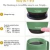 Nextmug - Temperature-Controlled, Self-Heating Coffee Mug (Sage - 14 oz.)