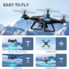 TENSSENX GPS Drone with 1080P HD Camera for Adults and Kids, 5G Transmission FPV Drone, TSRC X7 RC Quadcopter with 2 Batteries, Auto Return, Follow Me, Altitude Hold, Easy for Beginners