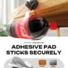 8-Pack Magnetic Cable Clips [1S Snap-On] Cord Holder, LISEN Office Desk Organizers and Accessories with 4 Extra Strong Adhesive Pads, Wire Organizer for Nightstand, Home, Wall, Car, Desktop