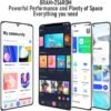 Unlocked Cell Phone Pova5 Pro Smartphone 8GB+256GB Android Phone 24MP+50MP Camera 6800mAh Battery 6.82-inch HD Screen Mobile Phone 5G Dual SIM (White)