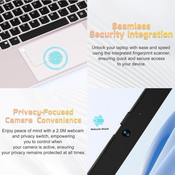 15.6" FHD IPS Business Laptop, 32GB RAM 1TB SSD, AMD Ryzen 5(Beat i3-1215U, 4 Cores Up to 3.7GHz), 65W Type-C, 2 Years Warranty, Fingerprint, Backlit Keyboard, Wi-Fi 5, BT5.2, Numpad, Rose Gold