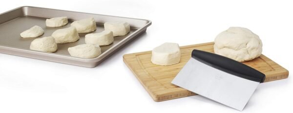 71ON9vFUigL._AC_SL1500_.jpg OXO Good Grips Bench Scraper & Chopper, 1 Count, Stainless Steel