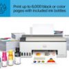 HP Smart-Tank 5000 Wireless All-in-One Ink-Tank Printer with up to 2 years of ink included, mobile print, scan, copy, white, 17.11 x 14.23 x 6.19