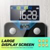 Scale for Body Weight and Fat Percentage, RunSTAR Digital Accurate Bathroom Smart Scale with Large Display, FSA&HSA Eligible 13 Body Composition Analyzer Sync App