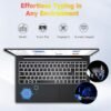 NIMO 15.6 FHD IPS Business Laptop Computer, 12th Gen Intel Core i3-1215U (6 Cores, Up to 4.4GHz, Beat i5-1135G7), 32GB RAM, 1TB SSD, Fingerprint, Backlit Keyboard, Wi-Fi 6, Win 11, Gray